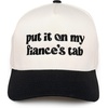 Put It on My Fiance's Tab - Beige/Black