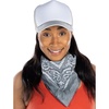 Bandana/Trucker Hat: Heather Grey//White
