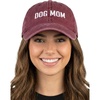 Dog Mom (Block Letters) - Burgundy