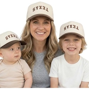 image:imageFunky Junque Adult Infant amp Kid Vintage TwoTone Embroidered Trucker Hat 3 Pack Bundle  Texas Upside Down  BrownBeige