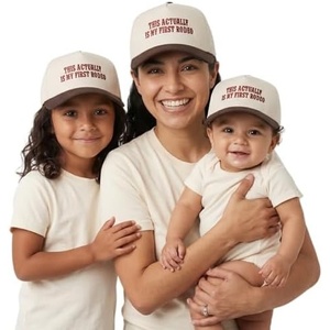 image:imageFunky Junque Adult Infant amp Kid Vintage TwoTone Embroidered Trucker Hat 3 Pack Bundle  This Actually is My First Rodeo  BrownBeige