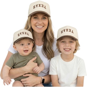 image:imageFunky Junque Adult Toddler amp Kid Vintage TwoTone Embroidered Trucker Hat 3 Pack Bundle  Texas Upside Down  BrownBeige