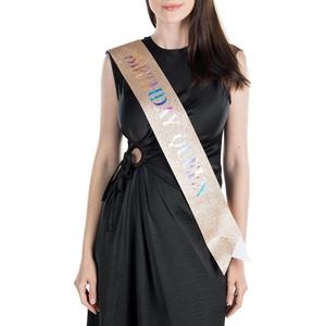 image:imageFunky Junque Birthday Sash for Women  Glitter Birthday Girl Queen Bachelorette Bride to Be 21st 30th 50thBirthday Queen Rose Gold