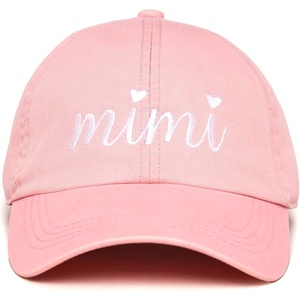 image:imageFunky Junque Cotton Grandma Baseball Cap Embroidered Gigi Mimi HatMimi  Pink