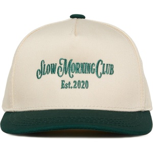 image:imageFunky Junque Kids 2 Tone Trucker Snapback Hat for Baby Toddler amp ChildrenSlow Morning Club  GreenBeige