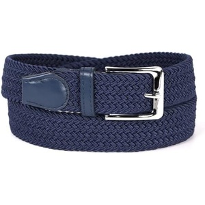 image:imageFunky Junque Mens Braided Stretch Belt Golf Elastic RopeNavy