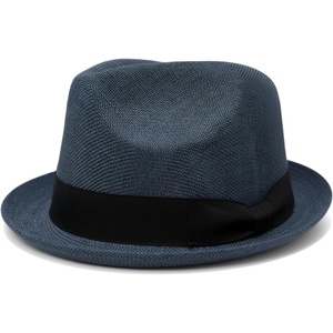 image:imageFunky Junque Mens Panama Porkpie Fedora Linen Summer Beach HatDeep Blue