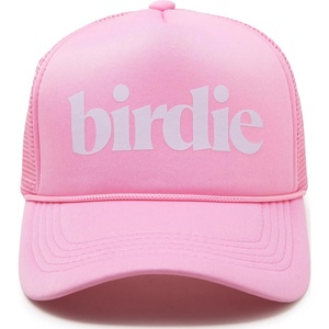 image:imageFunky Junque Premium Mesh Snapback Trucker Hat  Stylish Comfort for All  Patriotic Humor amp MoreBirdie  Light Pink