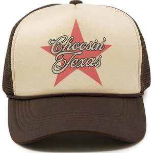 image:imageFunky Junque Premium Mesh Snapback Trucker Hat  Stylish Comfort for All  Patriotic Humor amp MoreChoosin Texas  BrownBeige