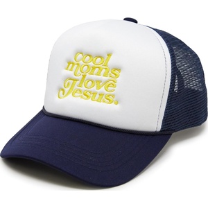 image:imageFunky Junque Premium Mesh Snapback Trucker Hat  Stylish Comfort for All  Patriotic Humor amp MoreCool Moms Love Jesus  WhiteNavy
