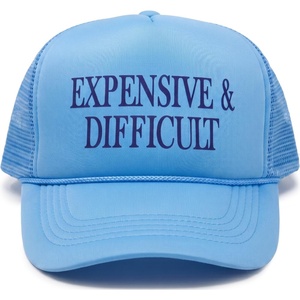 image:imageFunky Junque Premium Mesh Snapback Trucker Hat  Stylish Comfort for All  Patriotic Humor amp MoreExpensive  Difficult  Light Blue