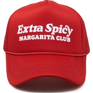 image:imageFunky Junque Premium Mesh Snapback Trucker Hat  Stylish Comfort for All  Patriotic Humor amp MoreExtra Spicy Margarita Club  Red