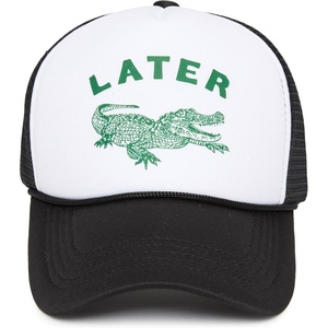 image:imageFunky Junque Premium Mesh Snapback Trucker Hat  Stylish Comfort for All  Patriotic Humor amp MoreLater Gator  WhiteBlack