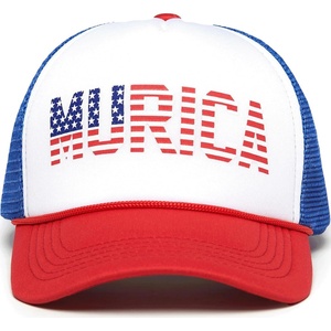 image:imageFunky Junque Premium Mesh Snapback Trucker Hat  Stylish Comfort for All  Patriotic Humor amp MoreMerica WhiteRedBlue