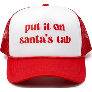 image:imageFunky Junque Premium Mesh Snapback Trucker Hat  Stylish Comfort for All  Patriotic Humor amp MorePut It on Santas Tab  WhiteRed