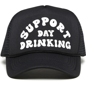 image:imageFunky Junque Premium Mesh Snapback Trucker Hat  Stylish Comfort for All  Patriotic Humor amp MoreSupport Day Drinking Black