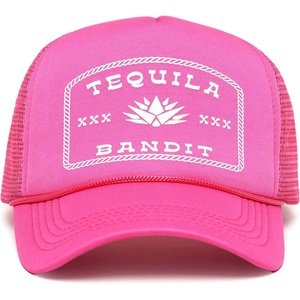 image:imageFunky Junque Premium Mesh Snapback Trucker Hat  Stylish Comfort for All  Patriotic Humor amp MoreTequila Bandit Hot Pink