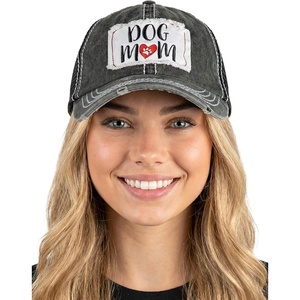 image:imageFunky Junque Trucker Hats for Men amp Women  Unisex Dad Hat Mesh Baseball Cap Distressed Vintage PatchDog Mom  Black