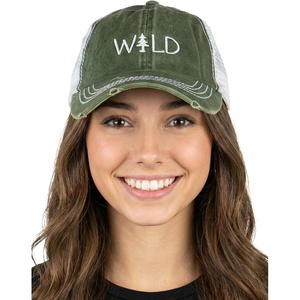 image:imageFunky Junque Trucker Hats for Men amp Women  Unisex Dad Hat Mesh Baseball Cap Distressed Vintage PatchWild  Green