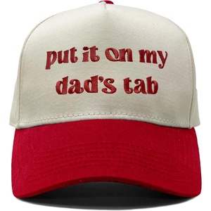 image:imageFunky Junque Trucker Snapback HatDad  Put It on My Tab BeigeRed