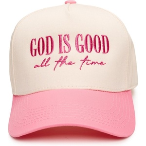 image:imageFunky Junque Trucker Snapback HatGod is Good All the Time  PinkBeige