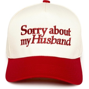 image:imageFunky Junque Trucker Snapback HatSorry About My Husband  BeigeRed
