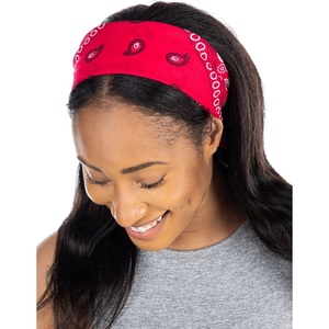 image:imageFunky Junque Unisex 100 Cotton MultiPurpose Bandana Scarves Paisley Headwrap Handkerchief for Women Men Boys GirlsHot Pink