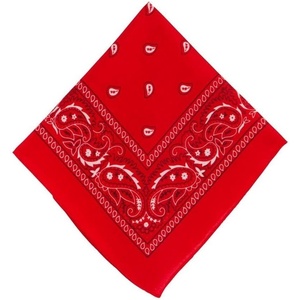 image:imageFunky Junque Unisex 100 Cotton MultiPurpose Bandana Scarves Paisley Headwrap Handkerchief for Women Men Boys GirlsRed