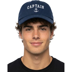 image:imageFunky Junque Vintage Dad Hat Distressed Embroidered Baseball CapCaptain  Navy