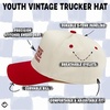 image:imageFunky Junque Adult Infant amp Kid Vintage TwoTone Embroidered Trucker Hat 3 Pack Bundle  Houston I Am The Problem  RedBeige