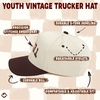 image:imageFunky Junque Adult Infant amp Todder Vintage TwoTone Embroidered Trucker Hat 3 Pack Bundle  Texas Upside Down  BrownBeige