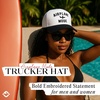 image:imageFunky Junque Adult Trucker Snapback Hat 2Tone Baseball CapAirplane Mode  WhiteBlack