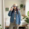image:imageFunky Junque Adult Trucker Snapback Hat 2Tone Baseball CapAmerican Flag  NavyBeige