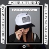 image:imageFunky Junque Adult Trucker Snapback Hat 2Tone Baseball CapAmerican Flag  WhiteBlack
