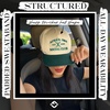 image:imageFunky Junque Adult Trucker Snapback Hat 2Tone Baseball CapApres Ski Social Club  GreenBeige