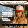 image:imageFunky Junque Adult Trucker Snapback Hat 2Tone Baseball CapBikinis and Martinis  RedBeige