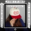image:imageFunky Junque Adult Trucker Snapback Hat 2Tone Baseball CapBorn Free But Now Im Expensive  RedBeige