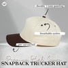 image:imageFunky Junque Adult Trucker Snapback Hat 2Tone Baseball CapBrownBeige