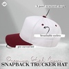 image:imageFunky Junque Adult Trucker Snapback Hat 2Tone Baseball CapBurgundyWhite