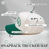 image:imageFunky Junque Adult Trucker Snapback Hat 2Tone Baseball CapChicago  Kelly GreenBeige