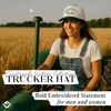 image:imageFunky Junque Adult Trucker Snapback Hat 2Tone Baseball CapCountryside Western Collection  GreenBeige