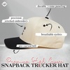 image:imageFunky Junque Adult Trucker Snapback Hat 2Tone Baseball CapCowboys and Tequila  BlackBeige