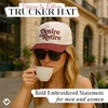 image:imageFunky Junque Adult Trucker Snapback Hat 2Tone Baseball CapDesire to Retire  BurgundyBeige