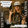 image:imageFunky Junque Adult Trucker Snapback Hat 2Tone Baseball CapDrunk Upside Down  NavyBeige