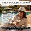 image:imageFunky Junque Adult Trucker Snapback Hat 2Tone Baseball CapEspresso Martini Cocktail Club  BrownBeige