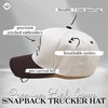 image:imageFunky Junque Adult Trucker Snapback Hat 2Tone Baseball CapEspresso Martini Cocktail Club  BrownBeige