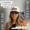 image:imageFunky Junque Adult Trucker Snapback Hat 2Tone Baseball CapGet Me to Gods Country  NavyBeige