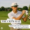 image:imageFunky Junque Adult Trucker Snapback Hat 2Tone Baseball CapGolf Upside Down  GreenBeige