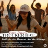 image:imageFunky Junque Adult Trucker Snapback Hat 2Tone Baseball CapHere for a Good Time Not a Long Time  BurgundyBeige
