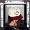image:imageFunky Junque Adult Trucker Snapback Hat 2Tone Baseball CapHere for a Good Time Not a Long Time  BurgundyBeige